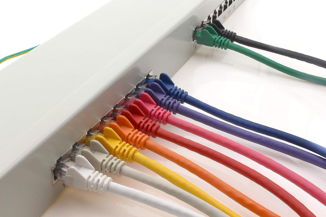 1aTTack.de 367454 Patchpanel CAT5e 16 Port weiss Verteilerfeld LSA+ Anschlusstechnik Netzwerk Vertei