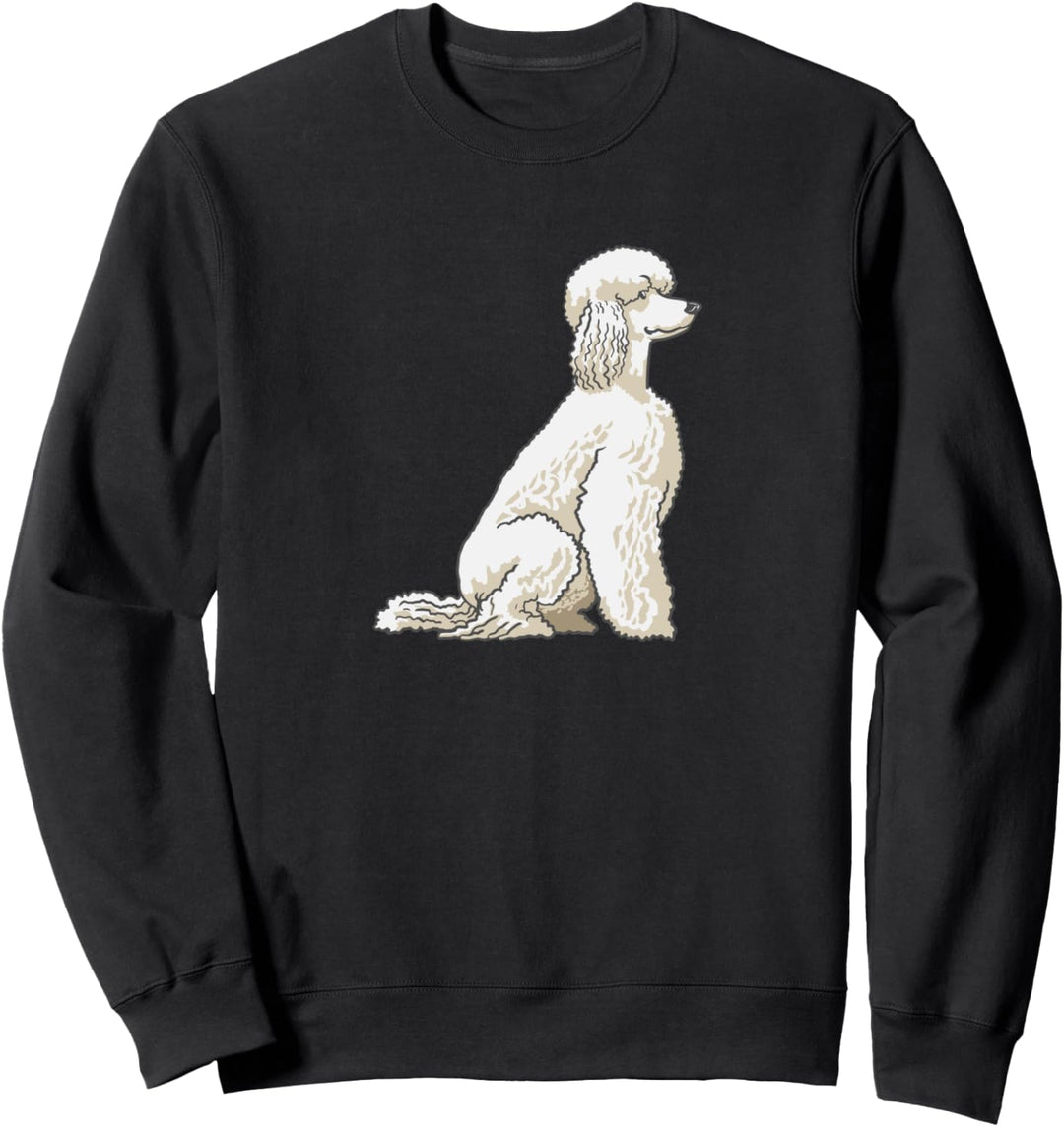Flauschiger Pudel Sweatshirt
