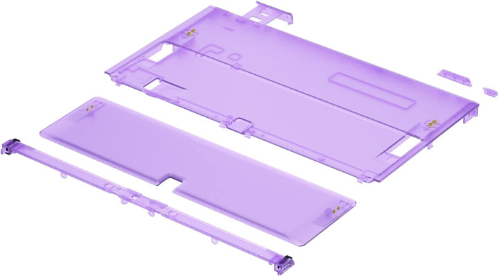eXtremeRate Rückeite Konsole Gehäuse für Switch OLED, DIY-Ersatz Hülle Rückgehäuse mit Kickstand Ers
