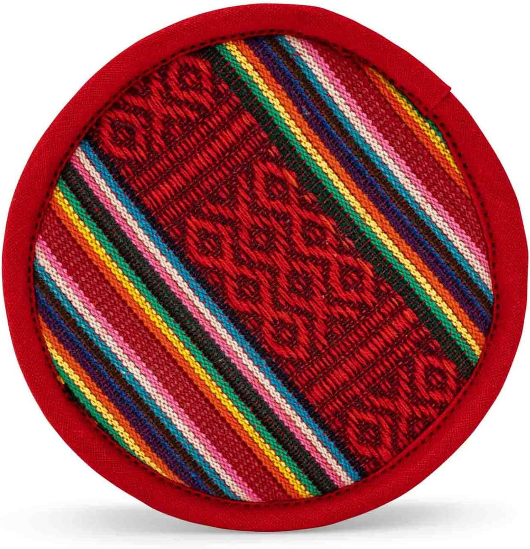 Klangschalen-Set KATHMANDU mit bauchiger Klangschale 11 cm, flachem Kissen und Lederklöppel