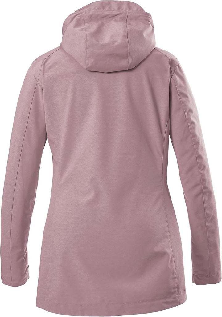 G.I.G.A. DX Damen Solena Casual Softshelljacke Mit Abzippbarer Kapuze 38 malve, 38 malve