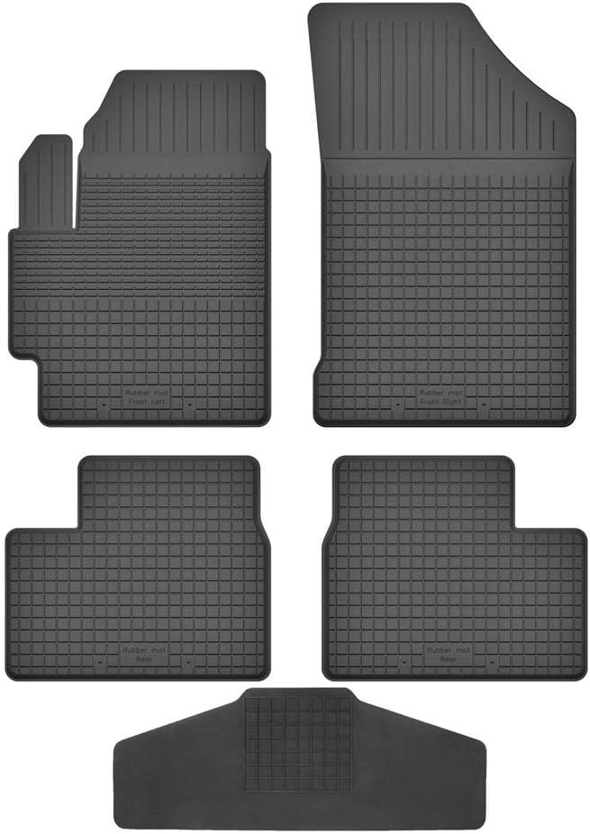 Fussmatten Vorne, Hinten + Tunnel für Suzuki Swift 5 ab 2017 Gummi Gumimatten Vorne, Hinten, Tunnel,