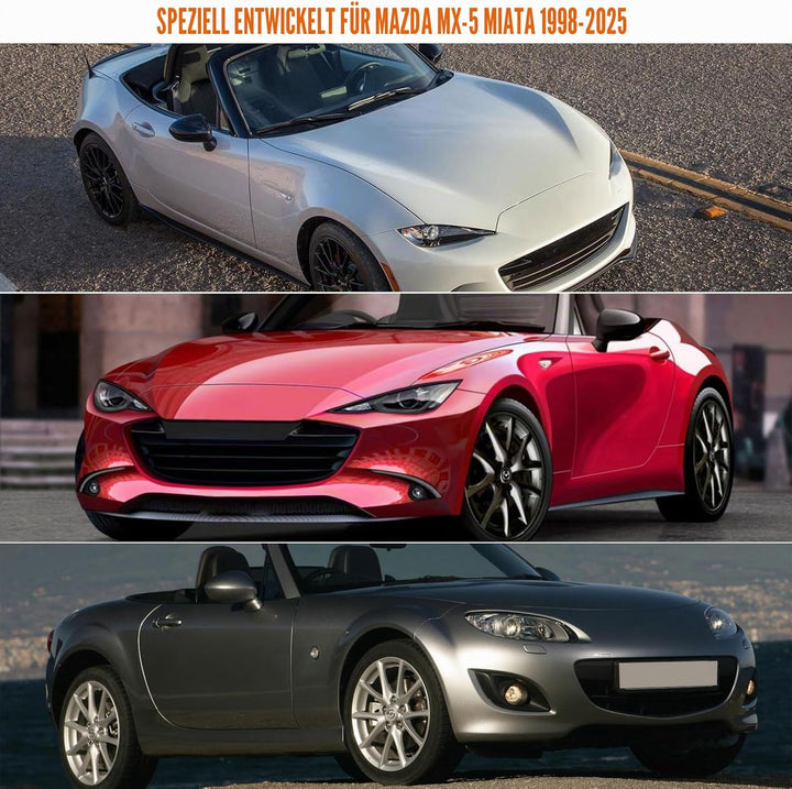 wasserdichte Autoabdeckung Ersatz für Mazda Miata/MX-5 1998–2023 6 Schichten Autoplane Allwetter-Mia