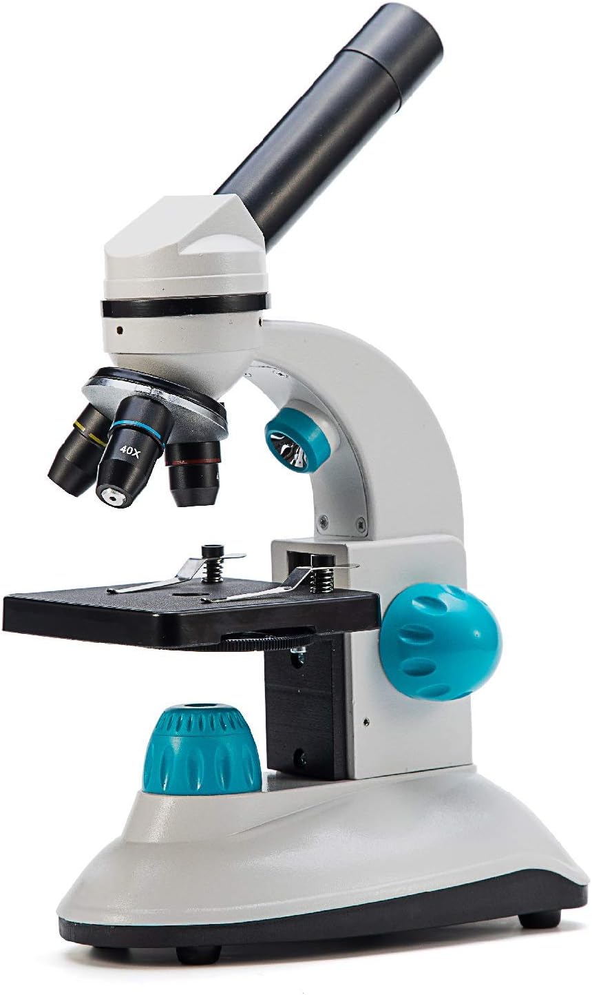 SWIFT Durchlicht- und Auflicht-Mikroskop für Kinder 40X-400X Vergrösserung Einsteiger Monokular Verb