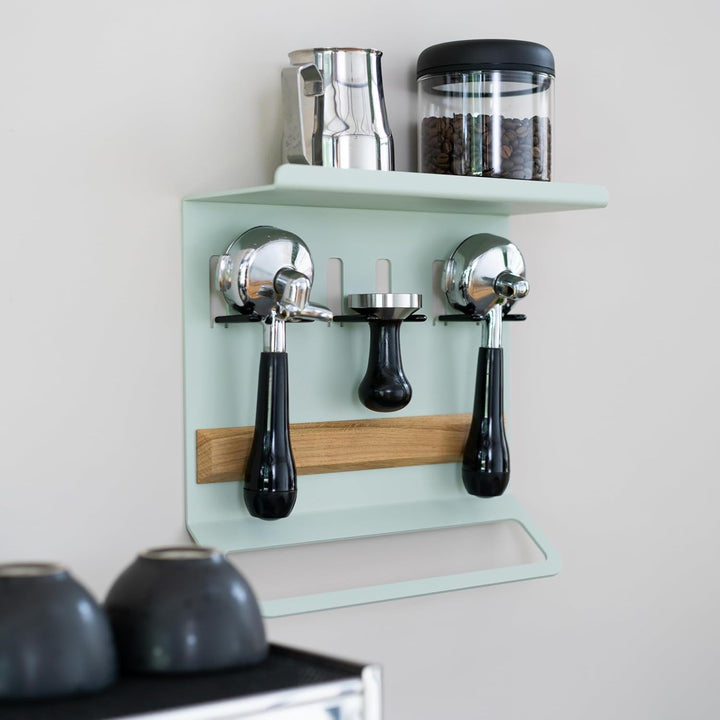 FLATE® Barista Board für Siebträger, Tamper und Barista Zubehör (Helles Graubeige), Helles Graubeige