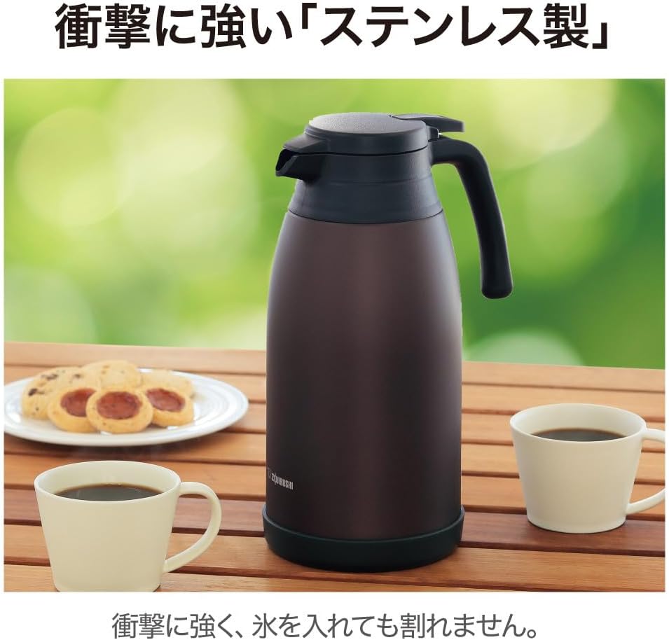 Zojirushi SH-RA15-XA Edelstahltopf 1,5 L Edelstahl 1.5-Liter Rostfrei, 1.5-Liter Rostfrei