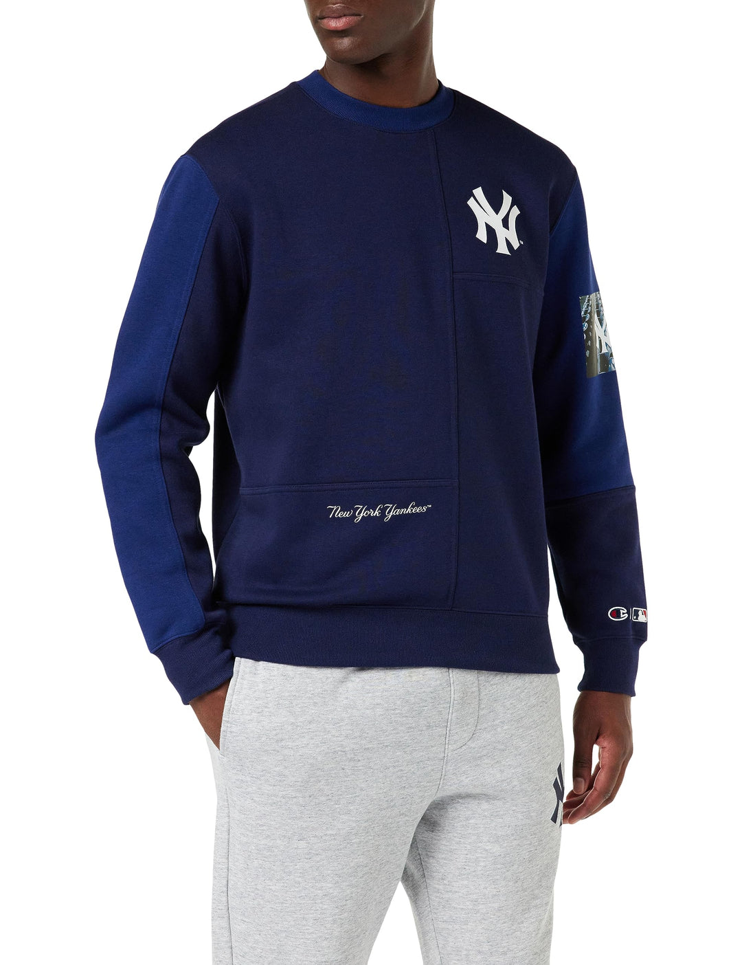 Champion Herren Sweatshirt S Blu Marittimo, S Blu Marittimo