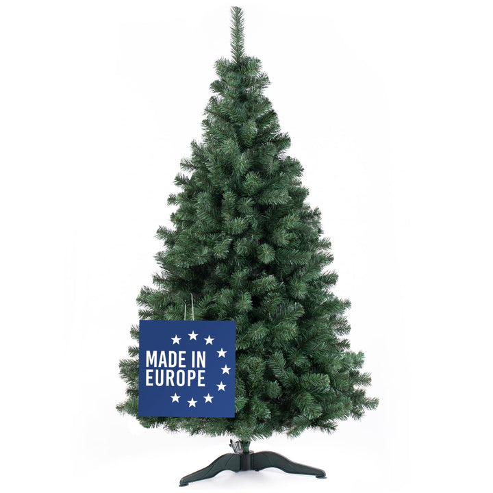 DecoKing Künstlicher Weihnachtsbaum 180 cm Grün Tannenbaum Christbaum Tanne Unecht Weihnachtsdeko, 1