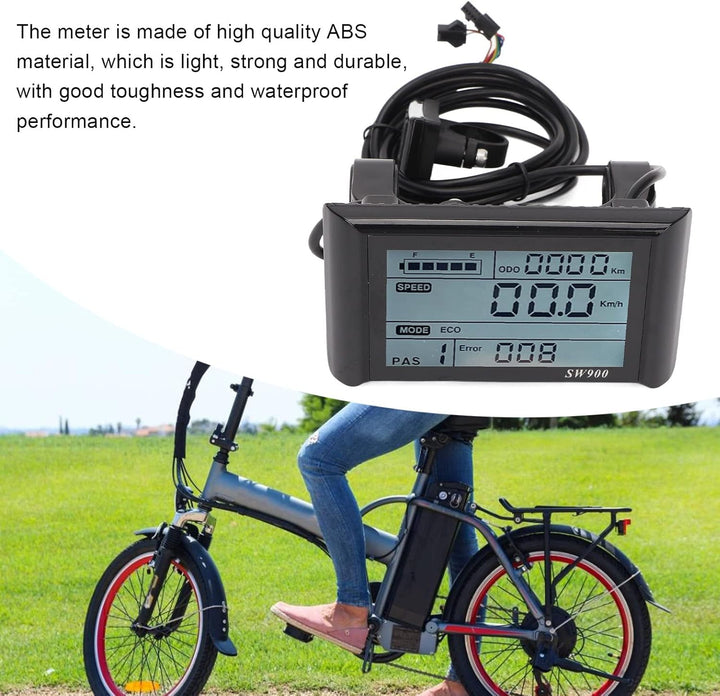 BuyWeek Elektrofahrrad Brushless Motor Controller Kit, DC 24V 36V 48V 750W 1000W 30A 3 Modus Sinuswe