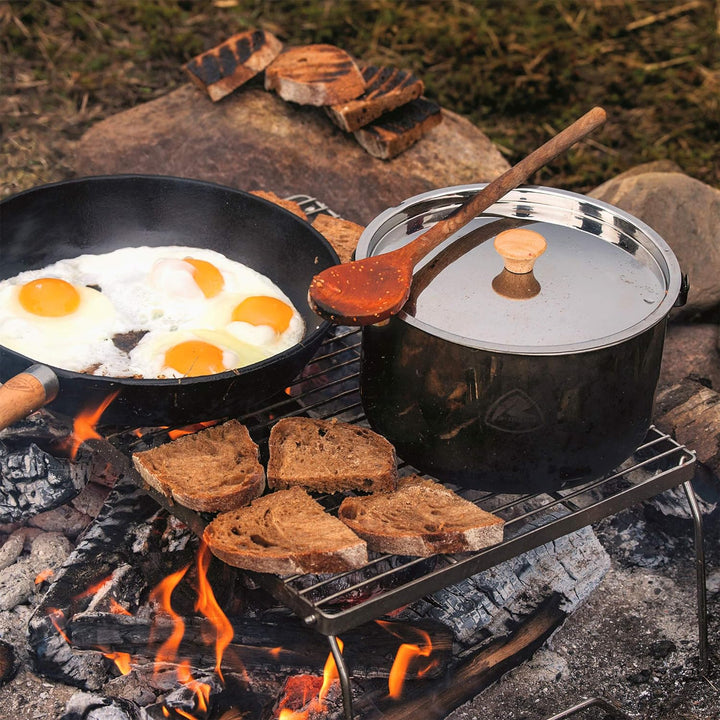 Robens Ottawa 4 L Camping Topf Edelstahl mit Deckel - Camping Kochgeschirr