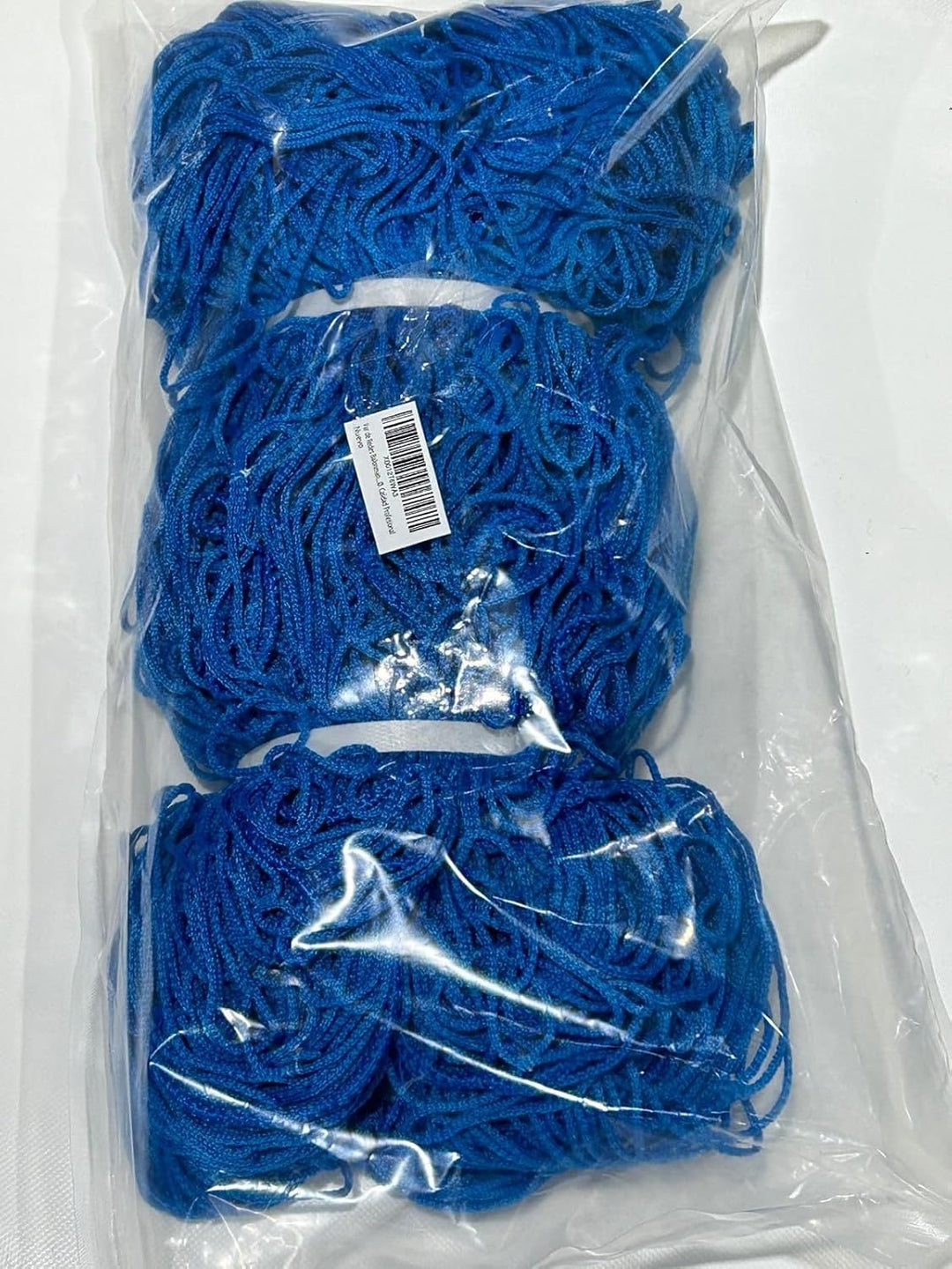 1 Paar Handball- und Futsal-Netze, Blau, Grün, Rot oder Schwarz, 3 x 2 m, aus Polypropylen, 3 mm, pr