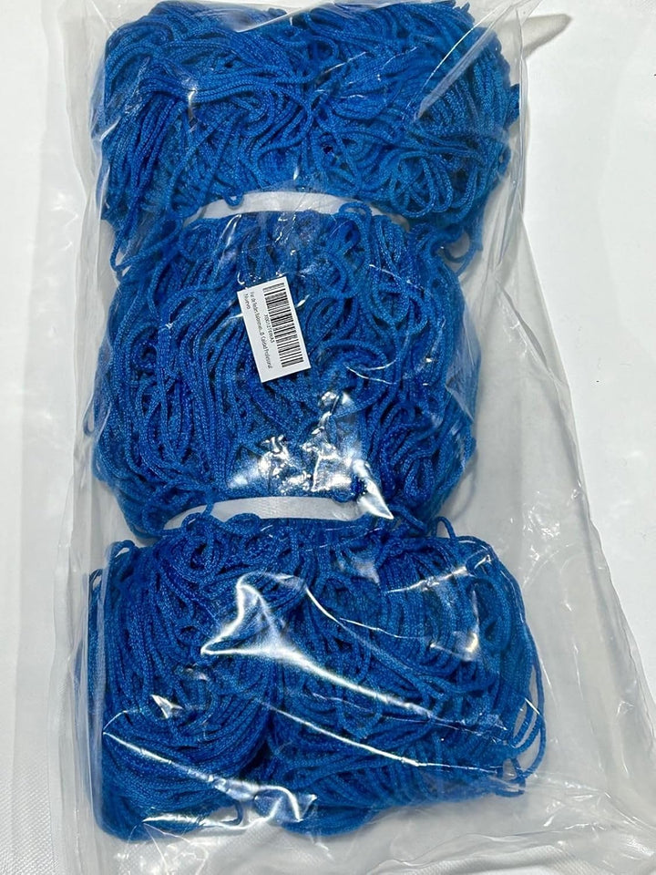 1 Paar Handball- und Futsal-Netze, Blau, Grün, Rot oder Schwarz, 3 x 2 m, aus Polypropylen, 3 mm, pr