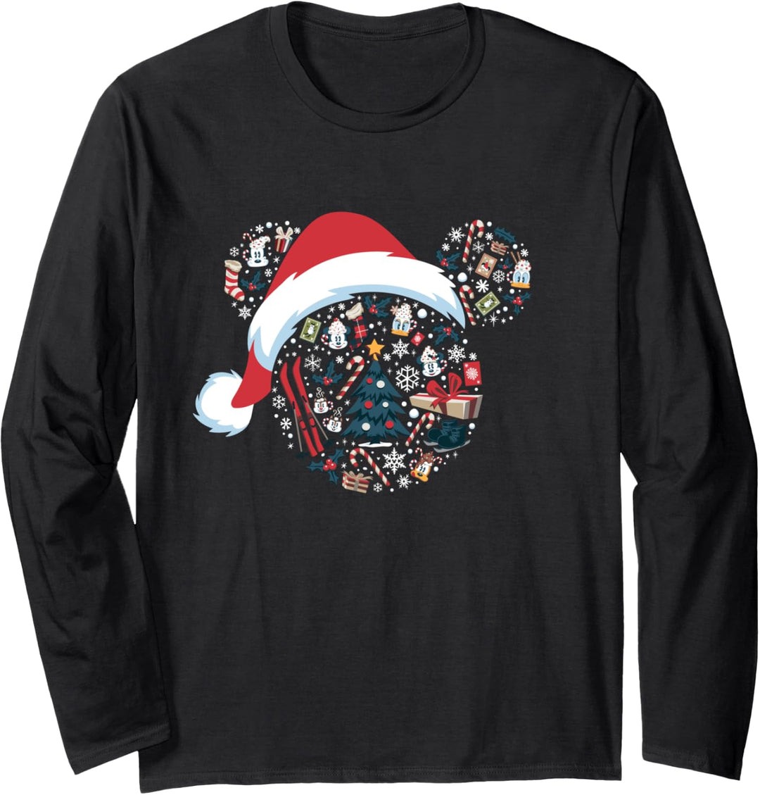 Disney Mickey Mouse Icon Winter Lodge Langarmshirt