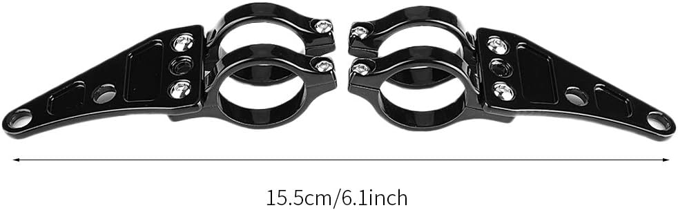 Reminnbor Motorradscheinwerferhalterung | 2 Stück Scheinwerferhalterung Klemmen Scheinwerferhalter G