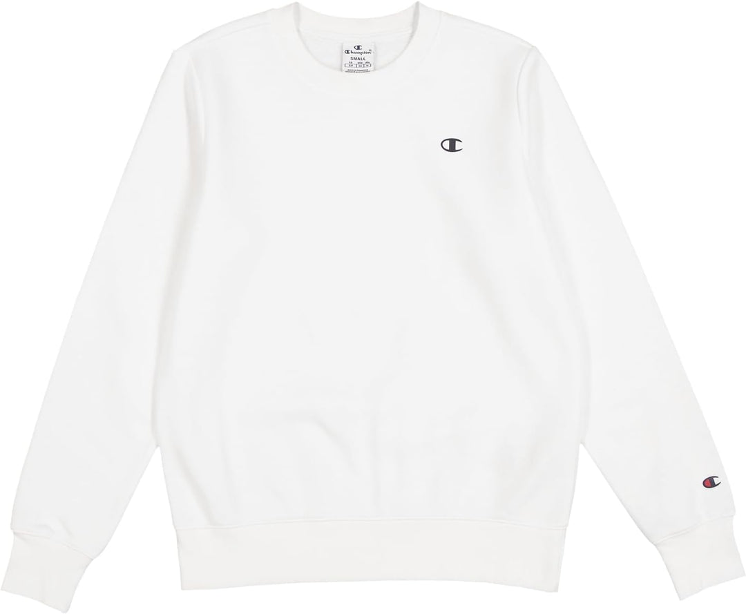 Champion Damen Legacy Basics W-Light Powerblend Fleece Crewneck Sweatshirt XXL Weiss, XXL Weiss
