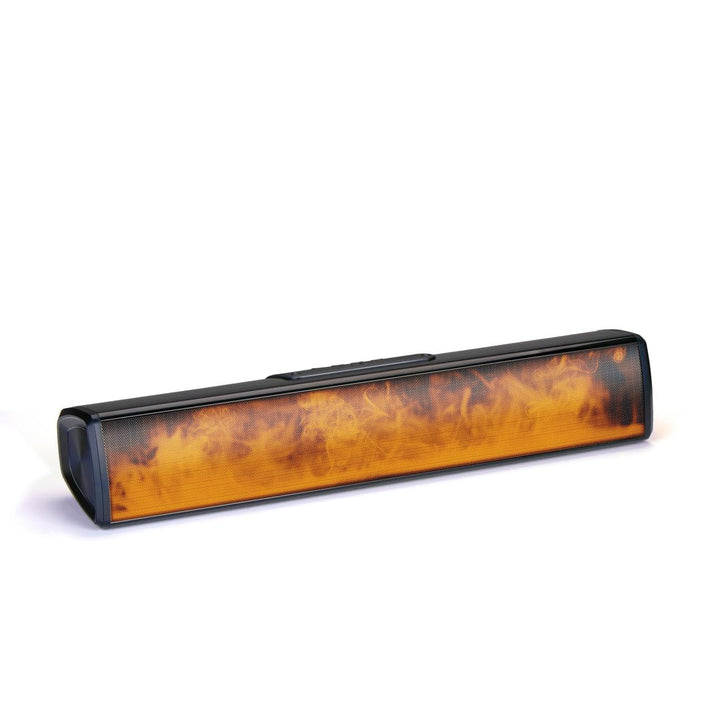 Grundig Bluetooth Lautsprecher Soundbar mit Flammen - Musikbox Bluetooth, USB, AUX und SD - Inkl. 8