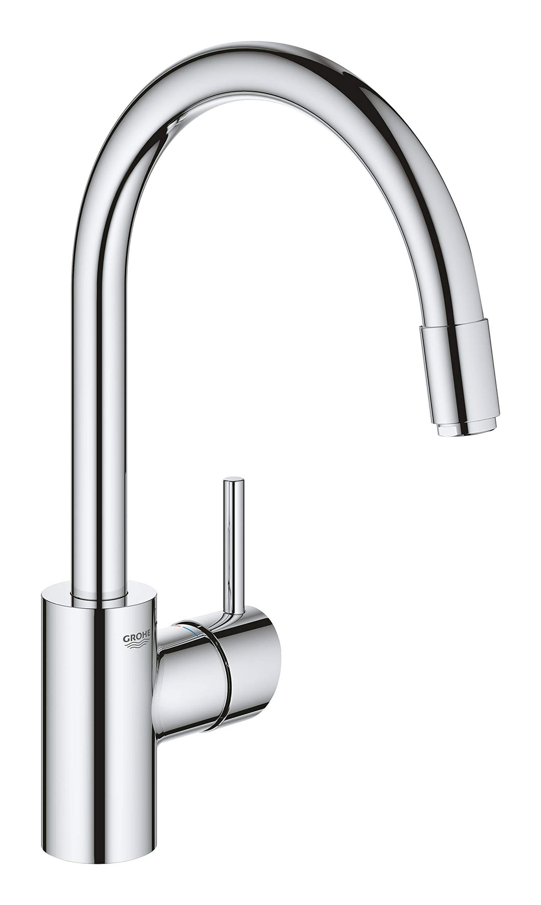GROHE Concetto - Einhand-Spültischbatterie (Einlochmontage, hoher Auslauf, herausziehbare Brause),ch