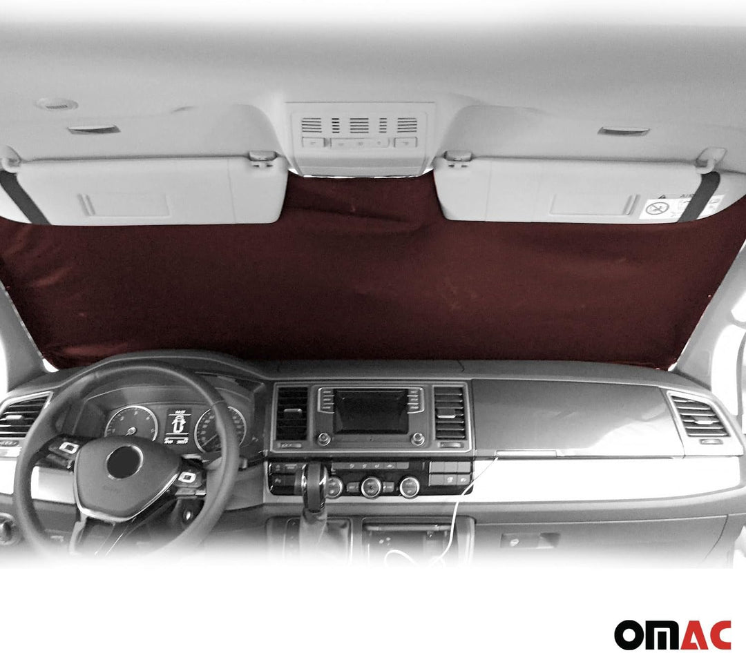 OMAC Magnetisch Vorhänge Auto kompatibel mit Peugeot 2008 2019-2026 Schwarz