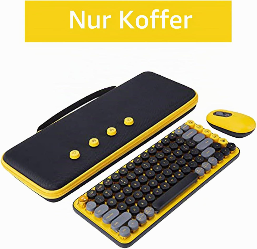 Aenllosi Hart Tragen Tasche Hülle für Logitech POP ICON Combo/Pop Keys Mechanische kabellose Tastatu