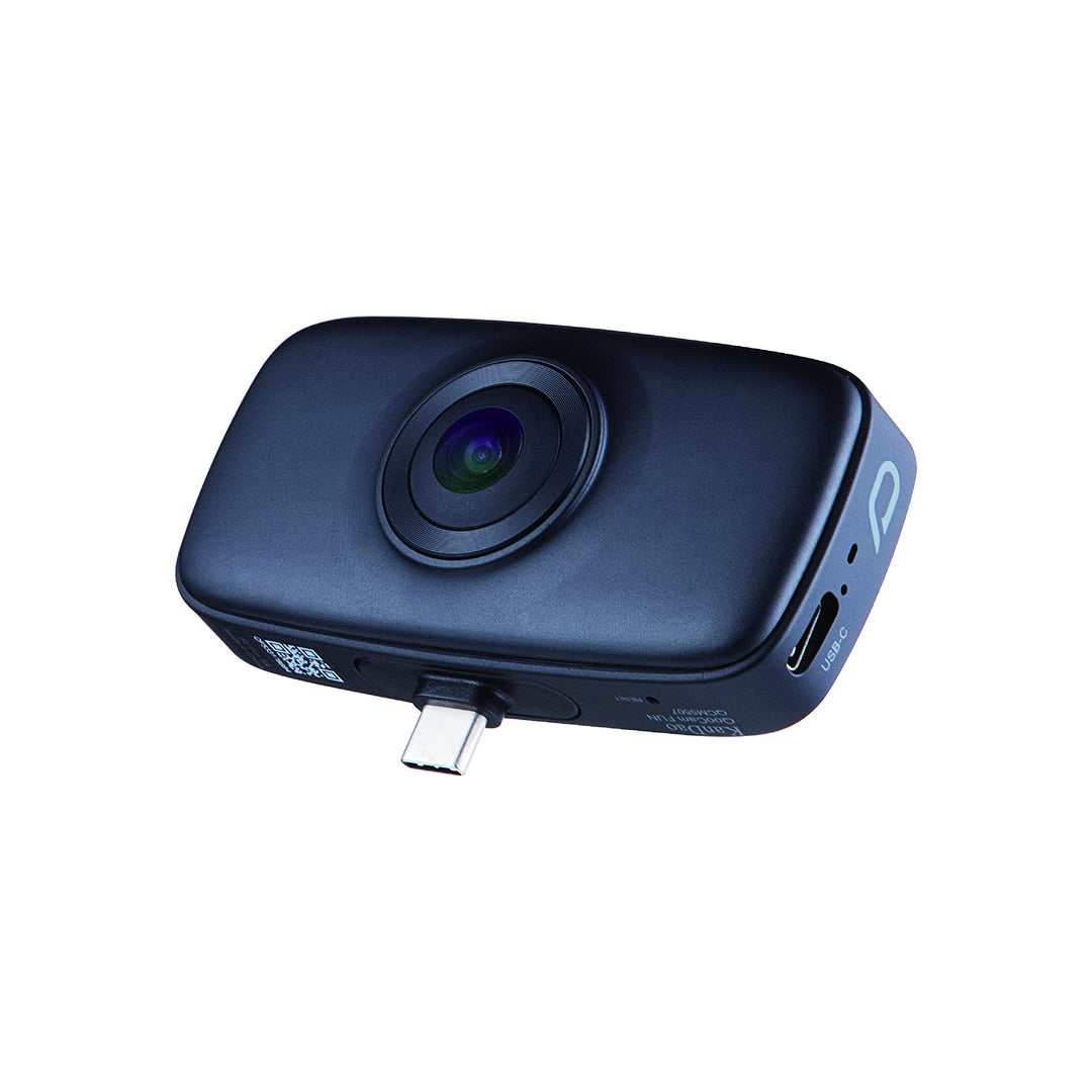 Kandao QooCam Fun Black [USB-C], a Kind of 360 Camera live Stream on Social Media Smartphone Camera