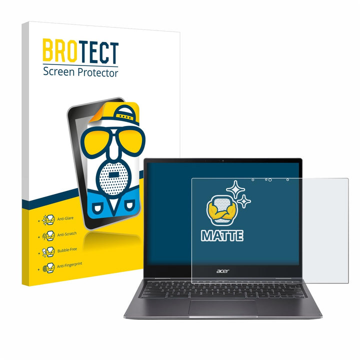 BROTECT Entspiegelungs-Schutzfolie für Acer Chromebook Spin 713 Matte Displayschutz-Folie, Anti-Refl