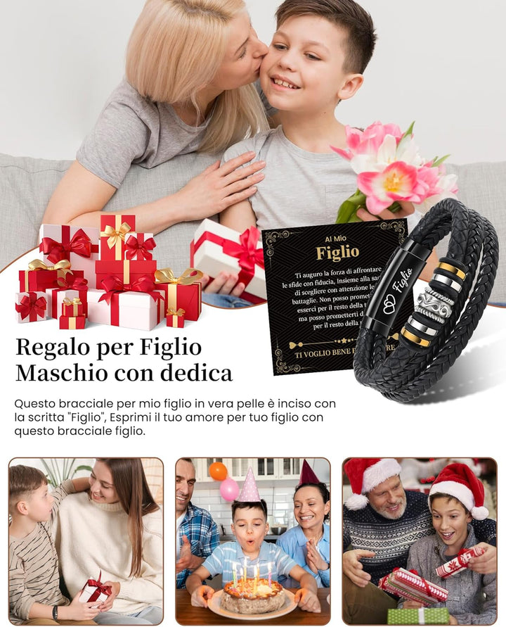 CheersLife An Meinen Sohn Armband Sohn Geschenk von Mama Papa Geburtstagsgeschenk 18. Geburtstag Jun
