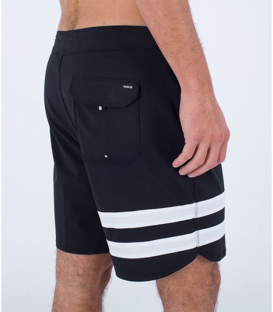 Hurley Herren Phantom-eco Block Party 18' Badeshorts für Herren 33 Schwarz, 33 Schwarz