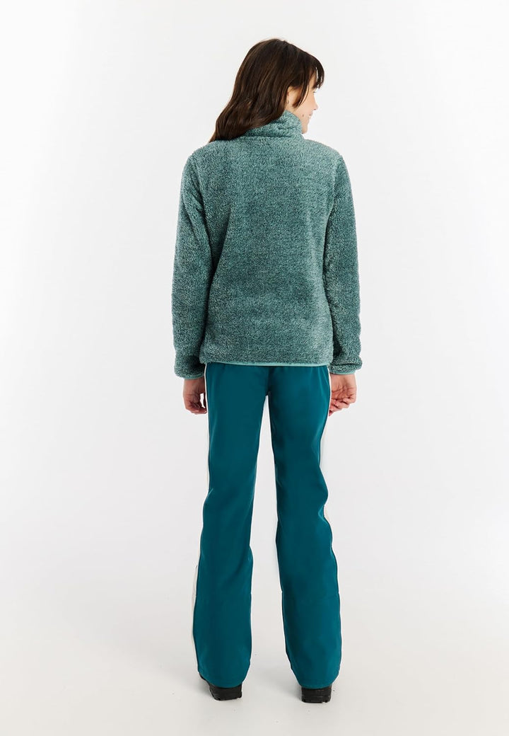 Protest Mädchen Oberteil Mit Durchgehendem Reissverschluss RIRI JR 104 Glacial Blue, 104 Glacial Blu