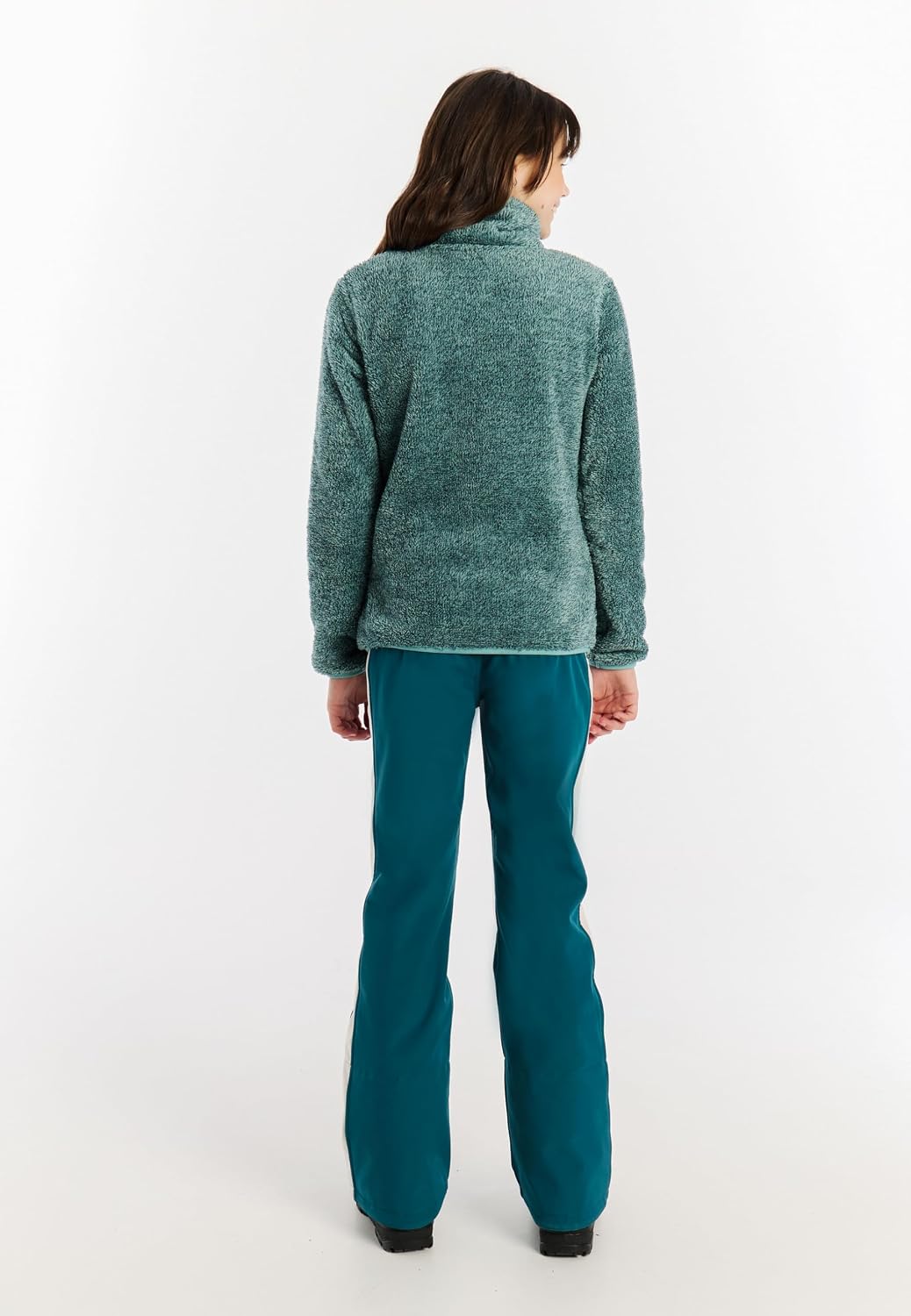 Protest Mädchen Oberteil Mit Durchgehendem Reissverschluss Riri JR 128 Glacial Blue, 128 Glacial Blu