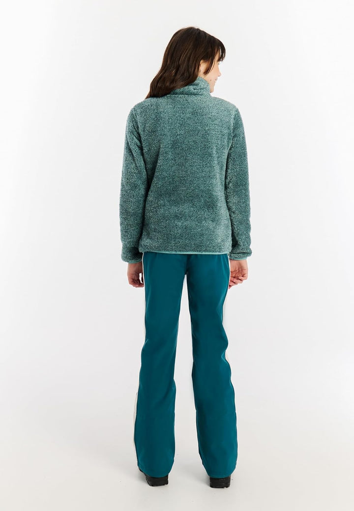Protest Mädchen Oberteil Mit Durchgehendem Reissverschluss Riri JR 128 Glacial Blue, 128 Glacial Blu