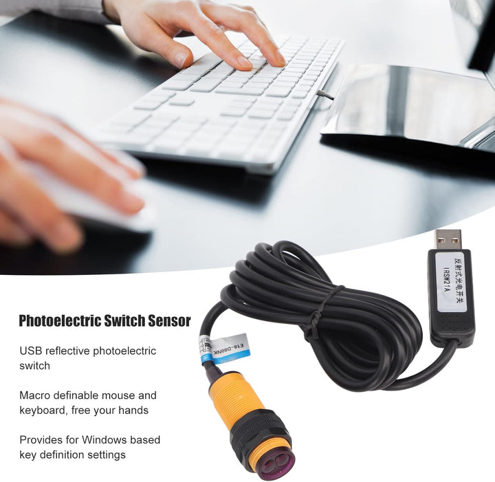 Elprico Infrarot-Lichtschranke, Hindernisvermeidungssensormodul, USB-Lichtschranke, für Spiele, Büro