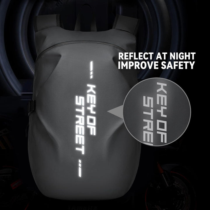 Motorradrucksäcke für Herren, wasserdichter Helmrucksack, Motorradzubehör, Laptoptaschen, Reiserucks