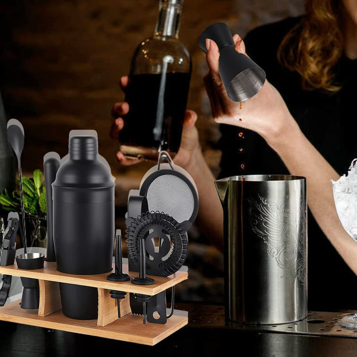 OBALY Barkeeper Kit 11-teilig Cocktail Shaker-Muddler für Cocktails 25oz Boston Shaker-Bar-Zubehör m