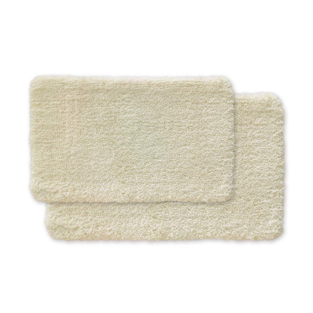 WohnDirect Premium Premium Badematten Set 2tlg. • Badvorleger Duschmatte • rutschfest & Waschbar • B