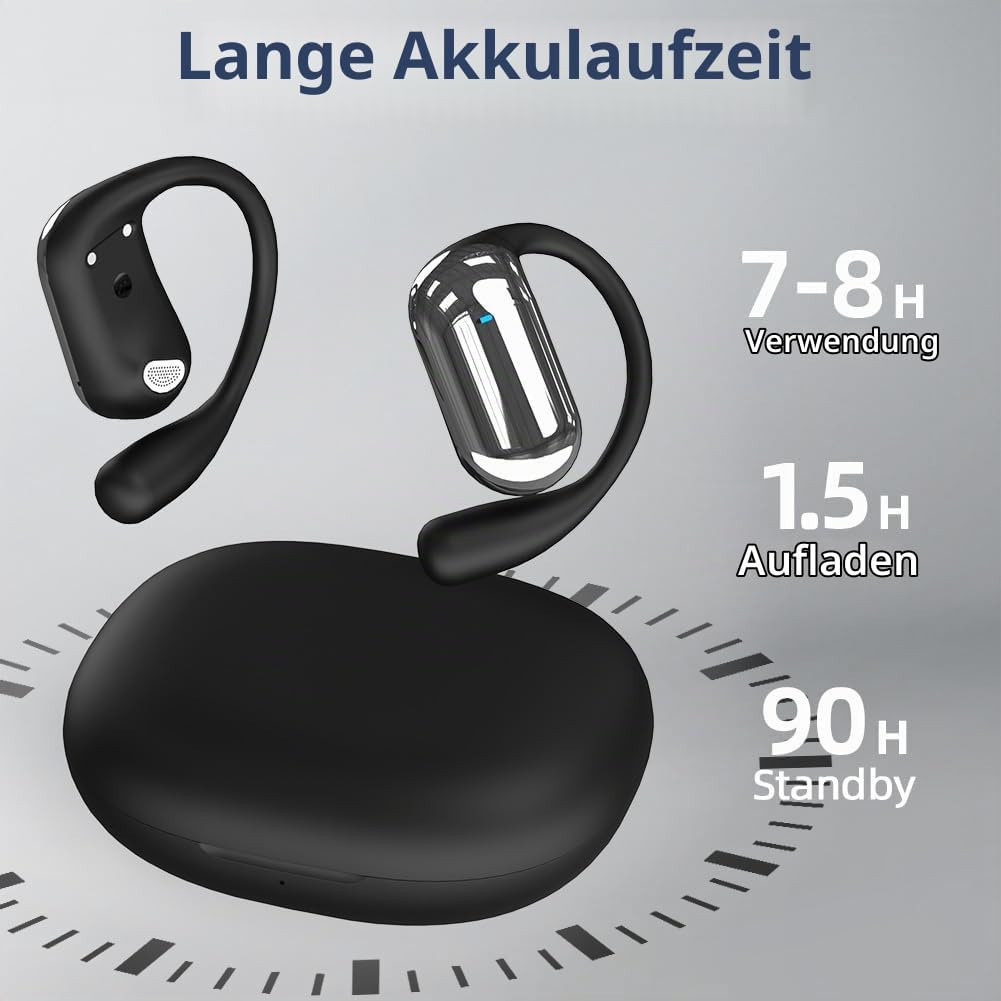 Echtzeit Übersetzungskopfhörer, AI Übersetzer Kopfhörer 144 Sprachen, Translation Earbuds Bluetooth