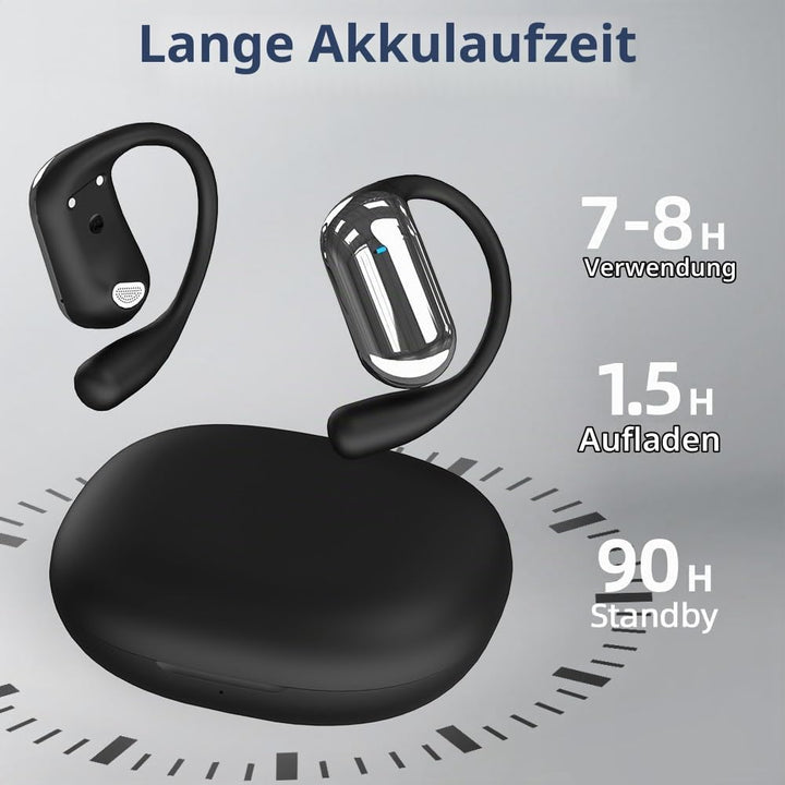 Echtzeit Übersetzungskopfhörer, AI Übersetzer Kopfhörer 144 Sprachen, Translation Earbuds Bluetooth