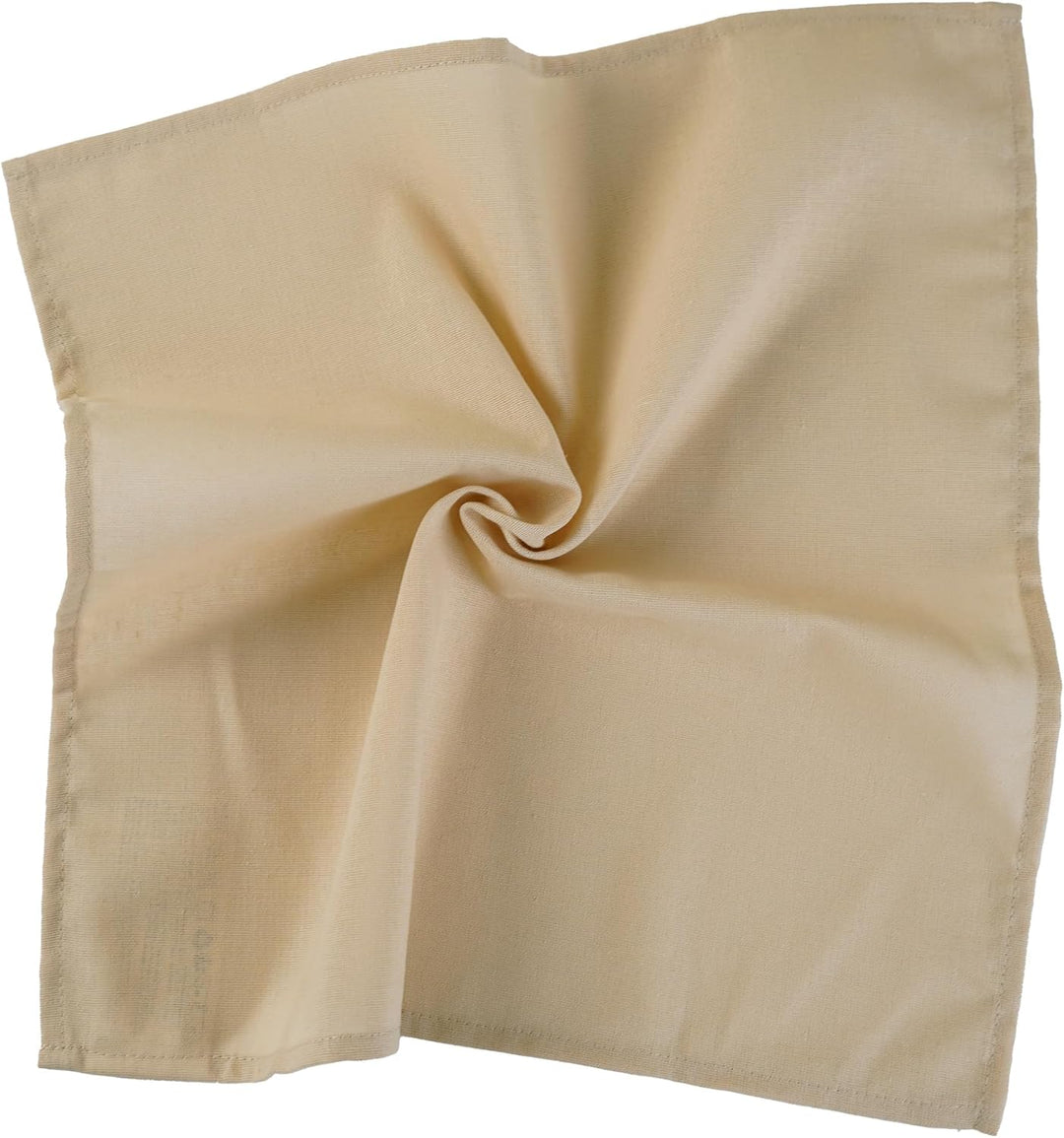 weich Polyester -Leinen gemischt Abendessen Cloth Servietten, 12 Stück (40 x 40 cm), für Veranstaltu