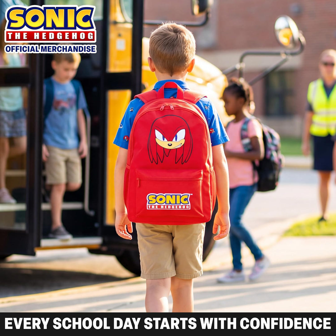 Get Trend Sonic The Hedgehog Rucksack Jungen, 46 x 32 x 16 cm, Verstellbarer Reisetasche für Schule