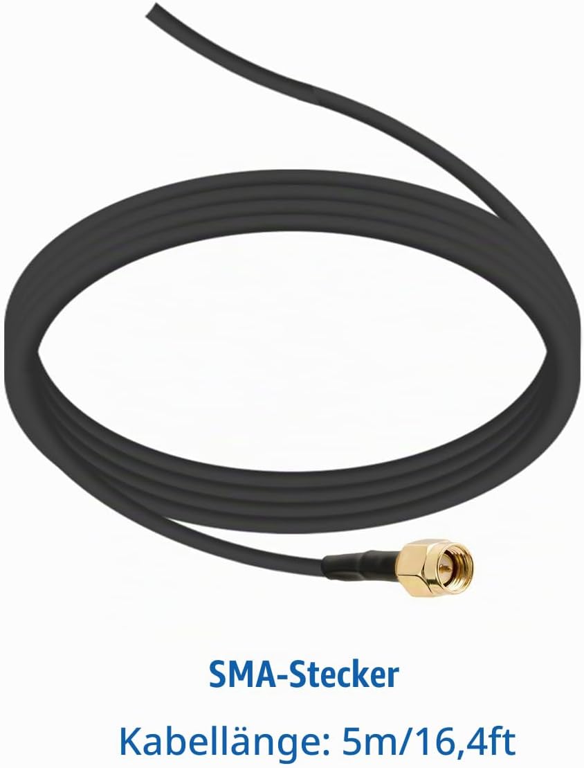 Vecys DAB DAB + Autoantenne Haifischflosse FM/AM GPS Autodachantenne Signalverstärker SMB zu SMA zu