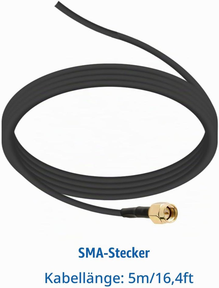 Vecys DAB DAB + Autoantenne Haifischflosse FM/AM GPS Autodachantenne Signalverstärker SMB zu SMA zu