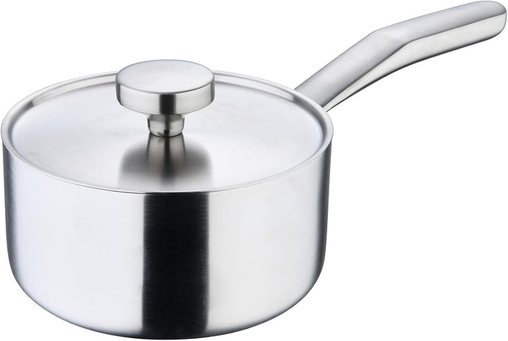 MasterPRO Alessi Bones - 16cm Kochtopf - Hergestellt aus Edelstahl - Innen und aussen mattiert - ger