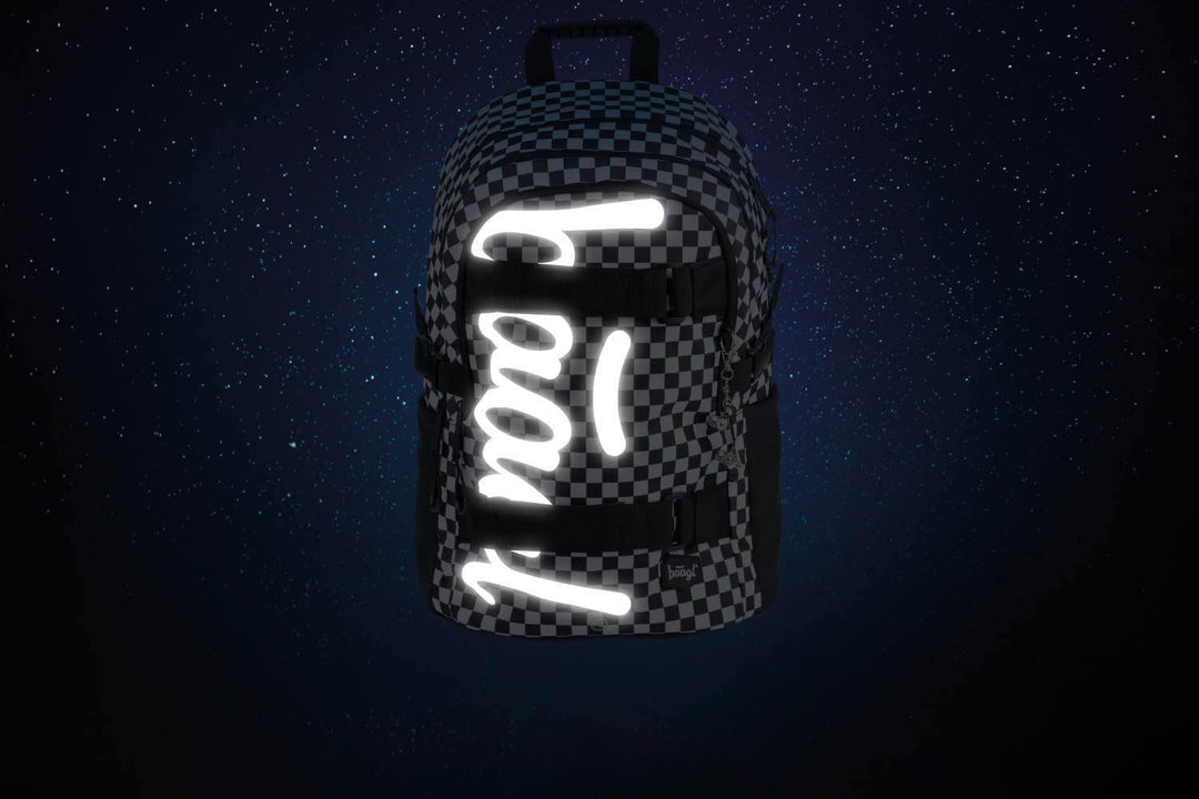Baagl Schulrucksack für Jungen Mädchen Teenager - Skateboard Rucksack - Kinderrucksack mit Laptopfac
