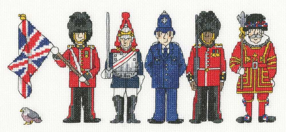 Bothy Threads Kreuzstich-Set, Motiv "God Save The King"