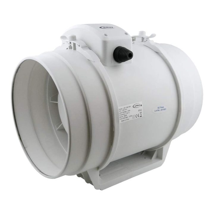 Rohrventilator 200 Kanalventilator Kanallüfter Einschub Rohr Lüfter 3Stufen 0056