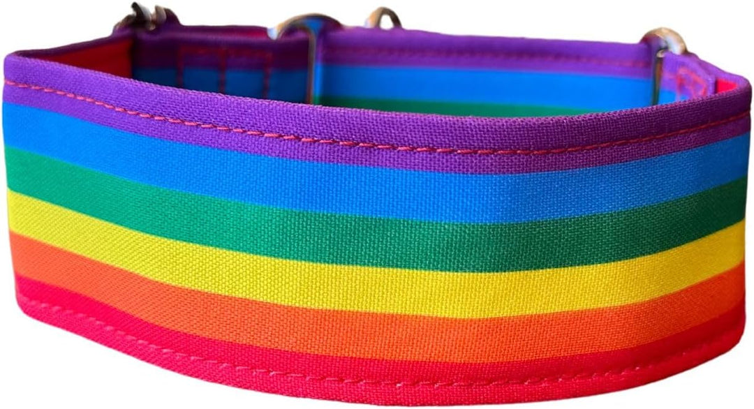 Galguita Amelie 0634438852858 Halsband für Hunde Rainbow, M, M