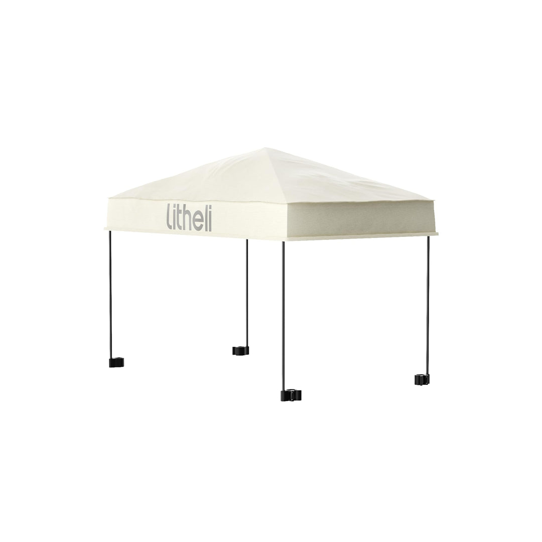 Litheli Faltbare Trolley Dach Markise für Bollerwagen, Sonnenschutz 600D Oxford Stoff Cart Dach für