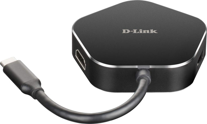 D-Link DUB-M420 USB Typ C Hub 4 in 1 USB C Adapter mit HDMI 4K und 1080p, 2 USB 3.0/USB2.0, 1 Port U