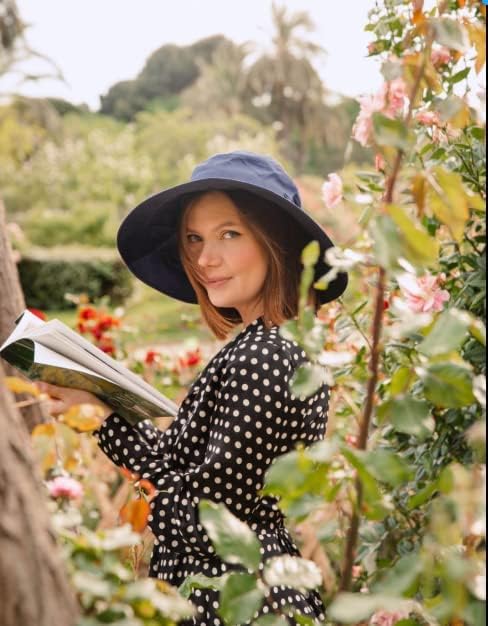 Comhats Sonnenhüte für Frauen mit breiter Krempe, UPF 50 UV-Sonnenschutz, faltbar, Sommer-Strandhut,