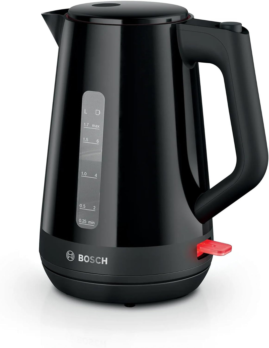 BOSCH Wasserkocher TWK1M123, Schwarz, 2400 W, 1,7 l, Kunststoff