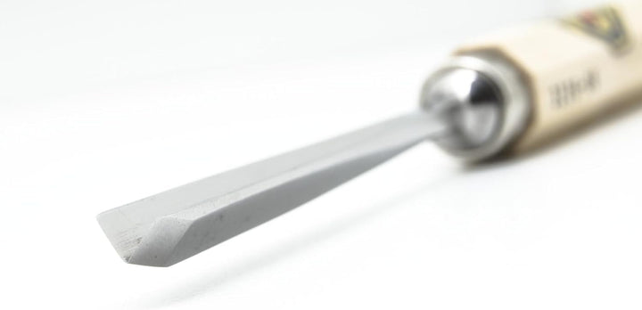 KIRSCHEN Werkzeuge 3239004 | Kerbschnitzbeitel mit Weissbuchenheft Stich 39, gerade & V-förmig - 4mm